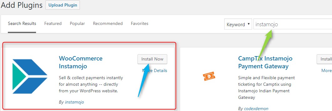 how to integrate instamojo plugin in woocommerce